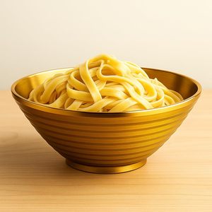 Tazón para Servir Sopa de Fideos de Metal Dorado, Apto para Alimentos, Duradero, Vajilla de Cocina para Restaurante, Hotel, Hogar, Catering, Buffet, Uso en Comedor - Product Image 3