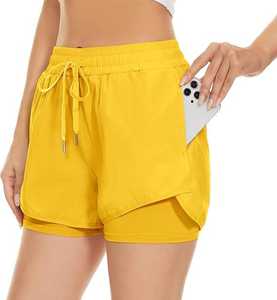 OEM personalizado verano Pantalones cortos pantalones cortos para damas Casual Mujer Pantalones cortos de algodón Color sólido gran oferta nuevo estilo de algodón - Product Image 1