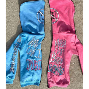 Best Quality 100% Cotton Heavyweight 360 460 Gsm Embroidered Custom Logo Oversized <b>Lined</b> <b>Fleece</b> Pullover Blank <b>Sweatshirt</b> Men - Product Image 2