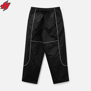 Pantalon en nylon Pantalon coupe-vent brodé à jambes larges Pantalon de survêtement en nylon décontracté pour homme en polyester pour homme - Product Image 3