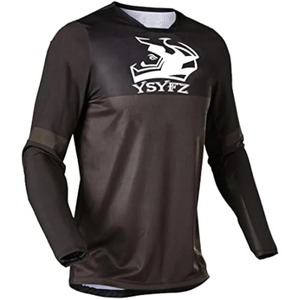 Camisas y camisetas estampadas para motocicleta y carreras de autos Ropa deportiva Jersey de descenso Camisa de bicicleta de montaña Camiseta de motocicleta - Product Image 1