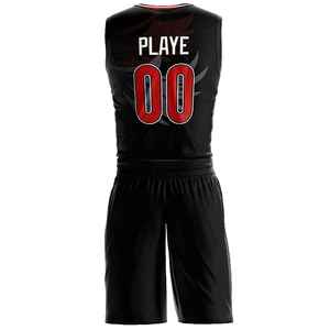 2025 ensemble de basket-ball personnalisé uniforme entièrement sublimé réversible 100% Polyester été vêtements de sport grande taille - Product Image 6