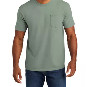 Camiseta de verano para hombre con logotipo bordado impreso personalizado de alta calidad, cómoda, transpirable, 100% de algodón, camisetas informales más vendidas - Product Image 1