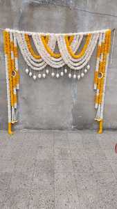 Heavy Jasmine Sola Wood Bandarwal, Ganpati Backdrop, Entryway Decoration, Festival And Party Decoration Pooja Toran, Laxmi Pooja - Product Image 2