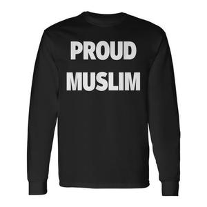 T-Shirt a Maniche Lunghe 'Proud Muslim' Categoria Promozionale - Product Image 1