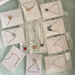 Collar con Colgante de Moda para Mujer, Metal Mixto de Acero Titanio y Cobre con Diseño de Dije de Perla con Microincrustaciones - Product Image 4