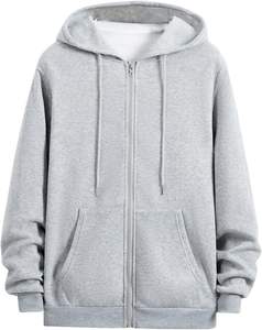 เสื้อฮู้ดซิปแบบยูนิเซ็กซ์ ทรงปกติ ผ้าฟลีซนุ่ม แขนยาว สำหรับฤดูหนาว แห้งเร็ว ผลิตจากโรงงานโดยตรง ขายส่งจากผู้ผลิต - Product Image 2