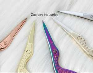 ZACHARY INDUSTRIES Ciseaux à cuticules fantaisie de qualité supérieure Lame droite en acier inoxydable avec outil de beauté à pointe pointue - Product Image 3