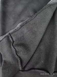 Vente en gros de sweat-shirt avec fermeture éclair sur le visage intégral avec strass vierge pull pour homme veste manteau sweats à capuche zippés avec fermeture éclair pour hommes avec LOGO personnalisé - Product Image 5