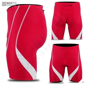 Custom <b>Men</b> Athletic Compression Gym <b>Shorts</b> Quick Dry <b>Cycle</b> Workouts Training Back Pocket Running <b>Shorts</b> Wholesale <b>Men</b> Gym Wear - Product Image 4