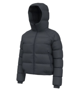 Chaqueta acolchada de lona de alta calidad para hombre, abrigo de invierno cálido ligero con cuello levantado, diseño resistente al viento y al agua - Product Image 1