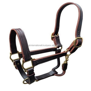 เชือกแขวนคอหนังฮาวาน่าสีน้ำตาลเย็บสามชั้นแบบปรับแต่งได้ทุกขนาดและสีพร้อมฮาร์ดแวร์ทองเหลือง - Product Image 2