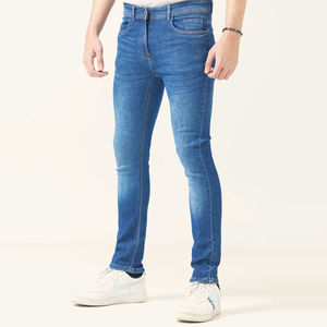 Vêtements robustes pantalons jeans pour hommes pantalons jeans pour hommes respirants pantalons jeans pour hommes de couleur unie - Product Image 4