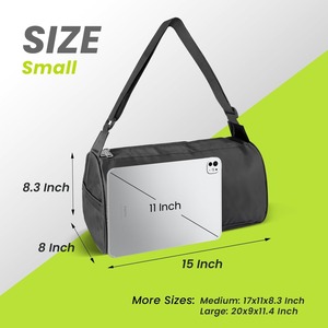 Bolsa de Gimnasio Ligera de Lona Personalizada, Correa para el Hombro, Bolsa Deportiva Multifuncional de Viaje, Bolsa de Viaje de Gran Capacidad, Equipaje de Mano para Hombre - Product Image 3