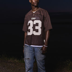 Camiseta Deportiva Personalizada para Hombre, de Secado Rápido, Cuello en V, Bordada, de Malla, para Béisbol, Fútbol, Baloncesto, Unisex - Product Image 3