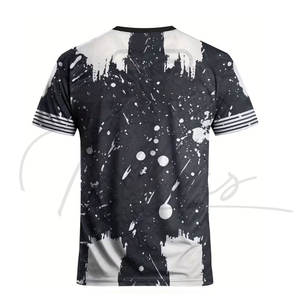 Maillot de football pour homme TELLUS APPAREL, logo personnalisé en couleur, col rond, manches courtes, extensible sans couture, antibactérien, qualité supérieure, adulte - Product Image 6