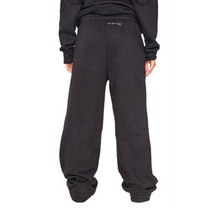 PARFAIT MARRON JAMBE DROITE COUTURE DÉTAILLÉE PANTALONS DE SURVÊTEMENT UNISEXE ZIPPER SWEATSHIRT CASUAL WEAR JOGGERS SET LOGO PERSONNALISÉ - Product Image 3