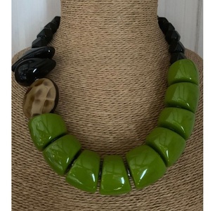 Collier en résine à la mode, pendentif fait à la main, bijoux en gros - Product Image 4