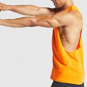 Camiseta sin mangas para gimnasio de hombre, talla grande, personalizada, transpirable, cómoda, para fitness, OEM, ODM, 100% algodón, estilo urbano, venta al por mayor - Product Image 2