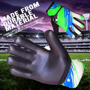 Gants de gardien de but de football professionnels, doigts entiers, antidérapants, respirants, légers, en latex, unisexe, adulte, jeune - Product Image 3