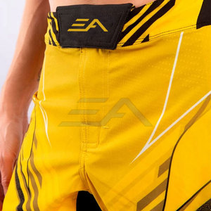 Latest Design Customized Logo Lightweight Breathable High Quality Loose Fit Polyester/Nylon MMA Shorts for Men-Wholesale OEM - Product Image 5