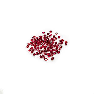 Rubis naturels de Bangkok, ovales calibrés 3x4mm 4x5mm, qualité supérieure, pierre précieuse en cristal, taille brillante, personnalisable, traité thermiquement, rose-rouge - Product Image 5