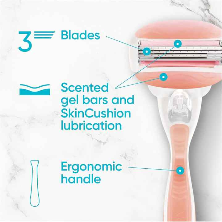 Gillette Venus ComfortGlide Women Razor Spa Breeze, 1 Refill Razor ...