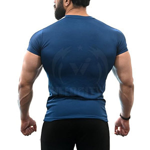 เสื้อยืดฟิตเนสสีตามสั่งเสื้อผ้าไซส์พิเศษใส่สบาย - Product Image 4