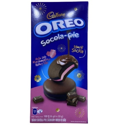 Wholesale Oreo Chocopie Strawberry Marshmallow 180g/ Oreo Chocopie Cadbury Strawberry Viet Nam Exporter