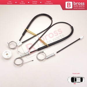 Kit de réparation de lève-vitre avant gauche BWR1205 pour 206 CC 2D T16 2000-2008 Coupé Cabriolet 2 portes 9221Y3 - Product Image 2
