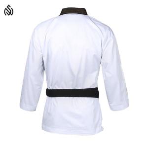 Uniforme de karaté du meilleur fournisseur Couleur solide Quantité en vrac Extensible Respirant Jiu Jitsu Kimono Caractéristique Logo avant Personnalisé - Product Image 6