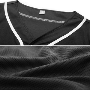 เสื้อเบสบอลเปล่าแบบสั่งทำโลโก้ OEM ขายส่ง เสื้อเชิ้ตตาข่ายระบายอากาศติดกระดุมสำหรับผู้ชาย ชุดยูนิฟอร์มกีฬาทีม ผู้ผลิต - Product Image 5