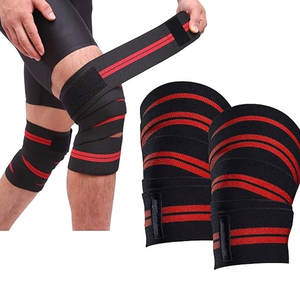 Genouillères de musculation réglables unisexes Nouvelle arrivée Gym Training Élastique de genouillère en coton doux pour adultes-OEM - Product Image 1
