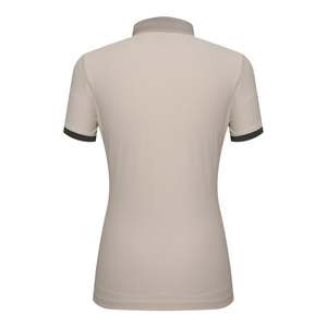 Polo de golf vierge d'été pour femmes, polo slim à manches courtes pour femmes, polo avec logo personnalisé, vente en gros - Product Image 2