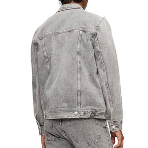 แจ็กเก็ตยีนส์ทรงหลวมสำหรับฤดูหนาวเสื้อแจ็กเก็ตยีนส์แนวสตรีท - Product Image 2