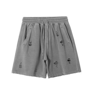 Venta al por mayor de los hombres Sudor Pantalones cortos Peso ligero Precio razonable Precio de fábrica Hombres Verano Casual Pantalones cortos desgastados - Product Image 1