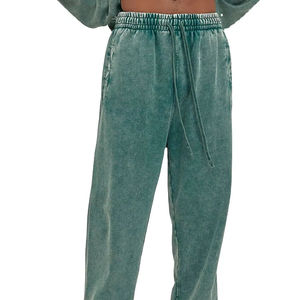 Pantalones Deportivos Unisex de Corte Holgado, Pantalones Jogger Anchos y Lavados, Ropa Casual Transpirable para Entrenamientos - Product Image 1