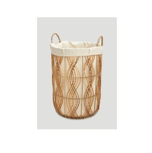 Cesta de lavandería de ratán rústico de primera calidad con atractivo artístico perfecto para crear soluciones de almacenamiento estéticas para hogares modernos - Product Image 6