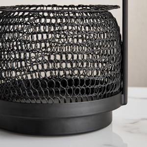 Adorable Black Metal <b>Candle</b> Holder High Quality Trendy Table Centerpiece Stylish Decorative Accent Romantic Home Display - Product Image 4