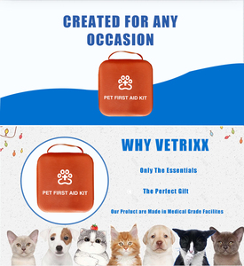 Kit di pronto soccorso per animali domestici per Kit di emergenza per animali domestici veterinari per uso esterno - Product Image 6