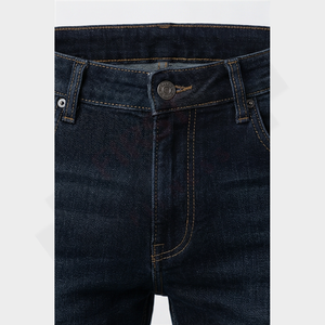 Pantalones Vaqueros de Mezclilla para Hombre 2025, Corte Recto Ajustado, Largos, Cómodos, Transpirables, Tallas Grandes, Personalizados, OEM, al por Mayor, Lavados, con Botones - Product Image 4