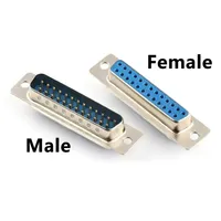 Conector VGA Durui DB-9 Macho de 9 Pines, Doble Fila, Carcasa de Acero Inoxidable, Contactos de Aleación Plateada, Rectangular, IP55, 12A, Conexiones por Cable