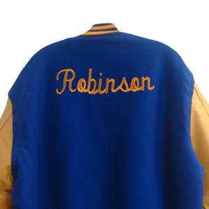 Chaqueta Varsity personalizada invierno de alta calidad mangas de cuero universidad béisbol Letterman lana Varsity chaqueta para hombres de alta calidad - Product Image 5