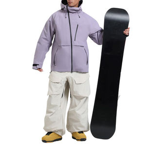 Vestes en duvet moelleuses à col haut pour hommes, grandes tailles, vêtements d'hiver personnalisés, veste de ski imperméable pour hommes, vêtements d'extérieur - Product Image 4