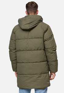 Vestes matelassées d'hiver en duvet de bulle, taille plus, brillantes, en coton uni, chaudes, décontractées, vestes matelassées pour hommes - Product Image 3