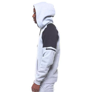 Sudadera con capucha de hockey personalizada de alta calidad OEM 100% Jersey de algodón con cordones tejido de lana cuello con capucha jerseys - Product Image 4