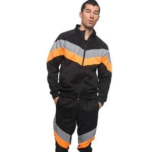 Vêtements de sport survêtement à blocs de couleurs pour hommes femmes survêtement bicolore costume de jogging ensemble pour hommes survêtement pour femmes AT SAMMY WEARS - Product Image 4