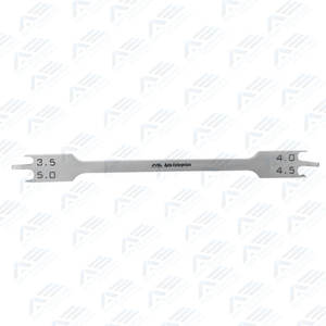 Équipements dentaires, instruments dentaires, instruments médicaux, jauge orthodontique dentaire professionnelle, jauge de hauteur de bracket en acier inoxydable - Product Image 4