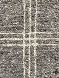 พรมปูพื้นขนสัตว์100% ทันสมัยทำด้วยมือแบบโบราณ10X14สีขาวเทา12X12 13x13 12 12 12 12x10สำหรับห้องนั่งเล่น - Product Image 6