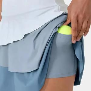 Jupe de tennis courte pour femmes, vêtements de sport pour femmes, fournisseur en gros OEM personnalisé - Product Image 2